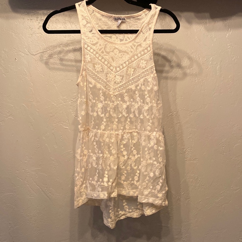 Express lace top